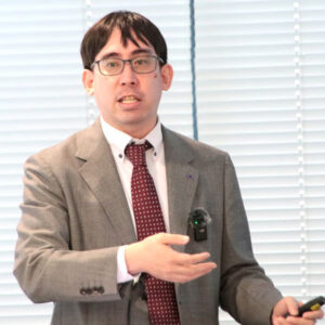 実際の講演風景